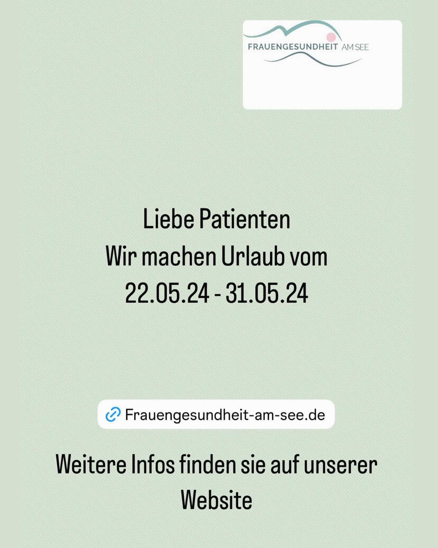 !Wir machen Urlaub!