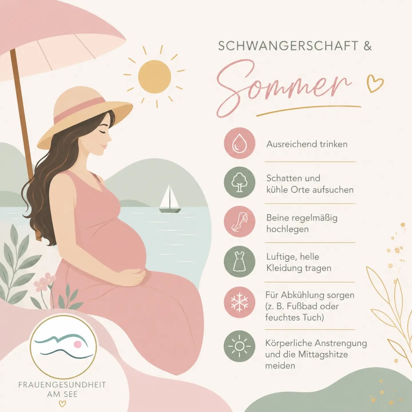 ☀️ Schwangerschaft & Hitze